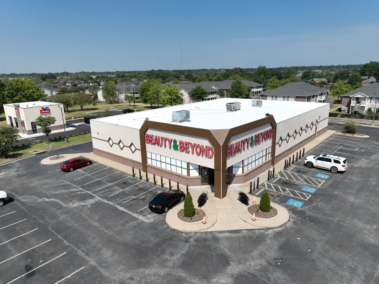 Current exterior photo before AI consulting mockup transformation